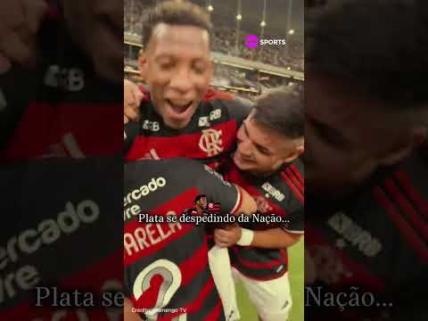 O PLATA SE DESPEDIU DO FLAMENGO COM GOL DECISIVO E MUITOS TÍTULOS! 🔴⚫ #shorts