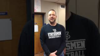 William Penn Athletics Coach John Henry Selection Show Interview 3-8-17
