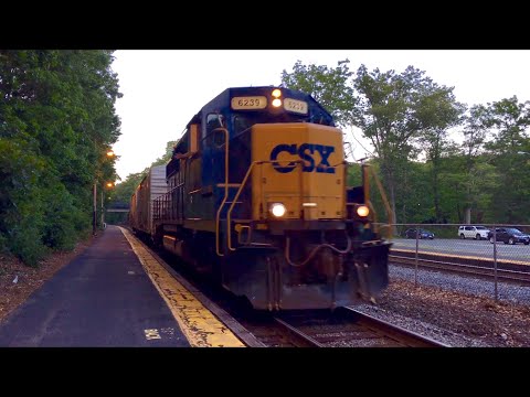 CSX B721 Compilation in Wellesley. 4K