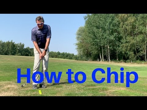 Part of a video titled How to chip a golf ball so it rolls 20 yards - YouTube