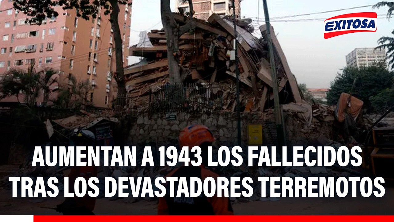 🔴🔵 Aumentan a 1943 los fallecidos tras los devastadores terremotos que remecieron el país