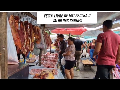 olha os valor da carne na feira livre de iati Pe Brasil 