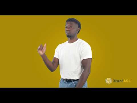 Video thumbnail: How to sign Yellow in ASL