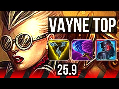 VAYNE vs KENNEN (TOP) | 7/1/13, 600+ games, Dominating | EUW Master | 25.9