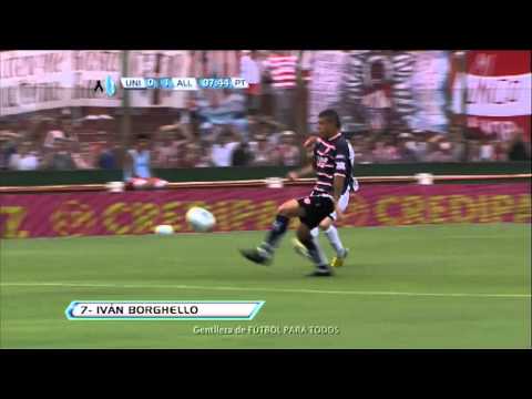 Gol de Borghello. Unión 0 All Boys 1. Fecha 5. Torneo Final 2013. Fútbol Para Todos.