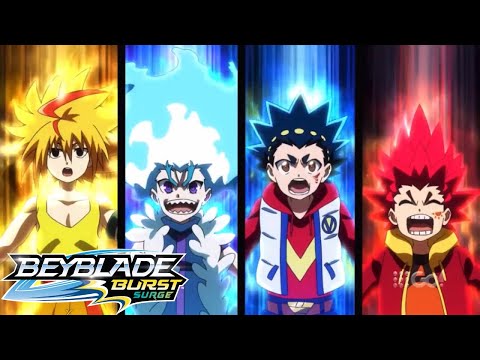 Beyblade Burst Surge Épisode 14 ENGLISH DUB Free & Lui vs Valt & Hyuga