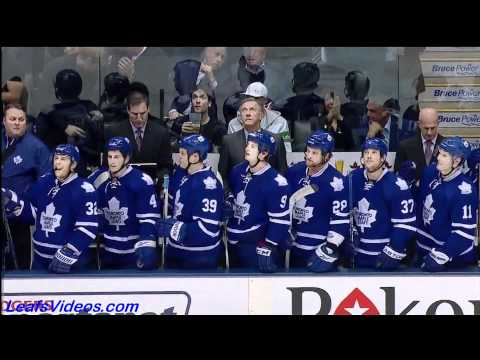 Blue Jackets @ Maple Leafs - Tyler Bozak Scores - 101230