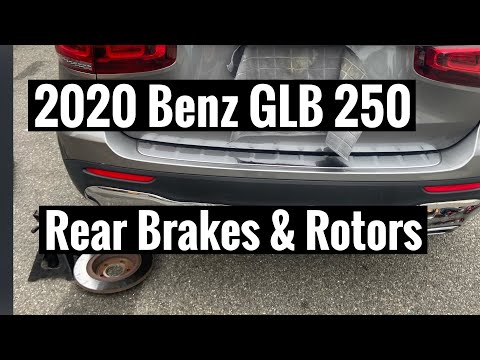 2020 Mercedes Benz GLB 250 Rear Brakes & Rotors Replacement