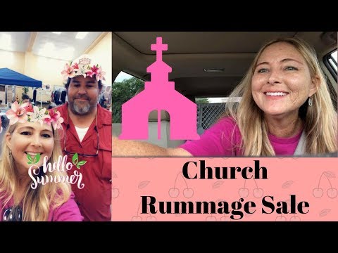 Church Rummage Sale Garage Sales Goodwill Thrift Haul June 1, 2018