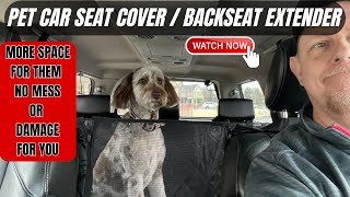 Upgrade Your Pup's Ride With a Rouwinne Back Seat Extender - Installation and Review!