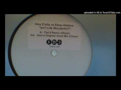 Alex D'Elia Vs. Ebop All Stars - Isn't Life Wonderful (Flat 6 Remix)-2000