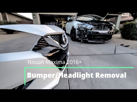 How To Remove The Front Bumper/Headlights On A 2016+ Nissan Maxima