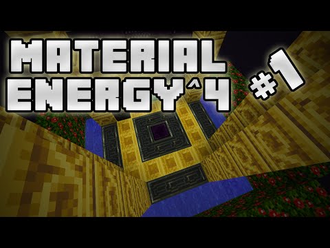 Minecraft FTB Material Energy^4 - Ep 1 - Hypercubed