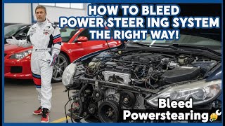 How to Flush and Bleed Power Steering Air Bubbles Fast