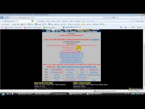 Como poner una estacion de radio en internet 1era Parte