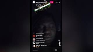 YOUNG CHOP reacts to CHIEF KEEF BEATING UP RAMSAY THA GREAT on INSTAGRAM LIVE @LiLeFilms