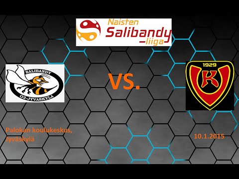 Naisten salibandyliiga: O2-Jkl - Koovee (10.1.2015)