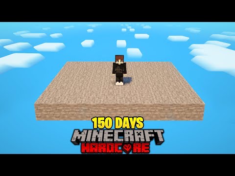 I Survived 150 Days in THE VOID in Minecraft Hardcore!