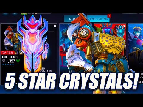 5 STAR CRYSTAL OPENING! - Transformers: Forged To Fight