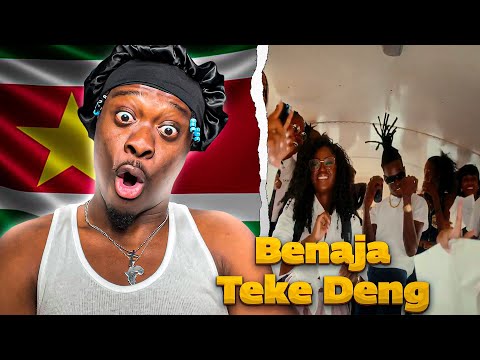 Benaja - Teke Deng (Official Music Video) 🇸🇷🔥REACTION