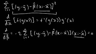 Download the video "Deriving the OLS Estimators in Simple Linear Regression Model - Part 2"