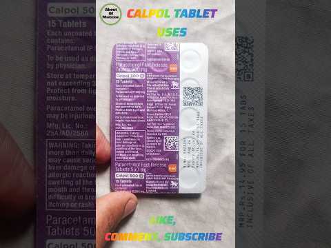 Calpol tablets ip, 500mg