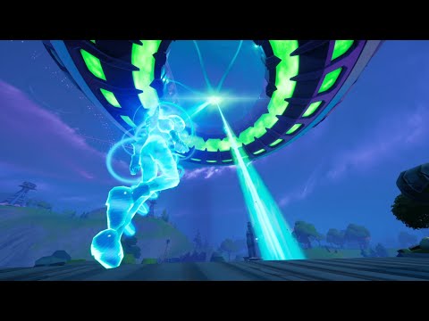 Getting ABDUCTED in Fortnite 17.10! Mothership MINI GAME Part 1! Old POIs RETURN!