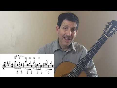 Study Op 6, No 2, by Fernando Sor (Tutorial Pages 112-113). Beginning Classroom Guitar, Philip Hemmo