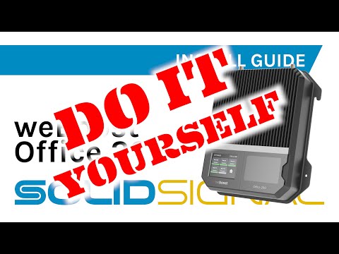 Install Guide: weBoost Office 200 Cell Phone Booster SO EASY