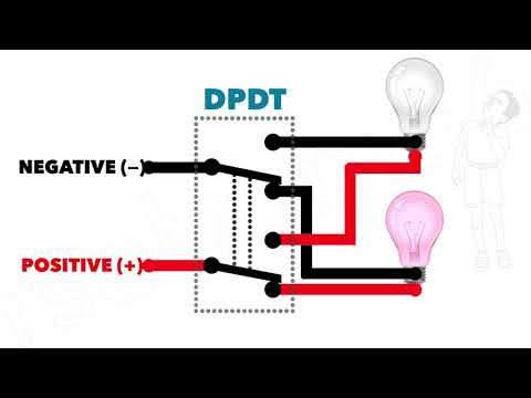 DPDT Switch, DPDT Switch connection animation