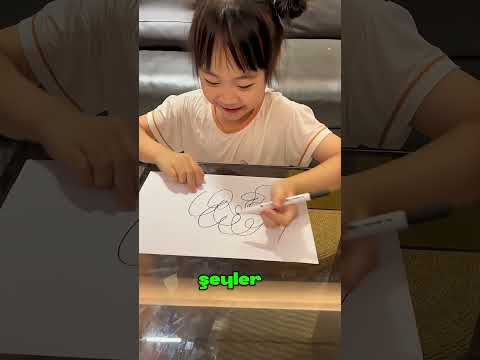 😱🎨 Annesinin Karaladığı Kâğıttan Muhteşem Bir Şaheser Çıkardı!