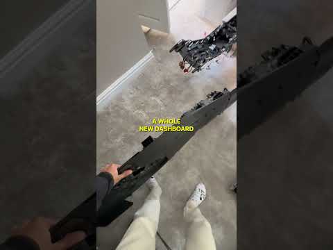 Replacing this PORSCHE TAYCAN'S Dashboard Was a NIGHTMARE