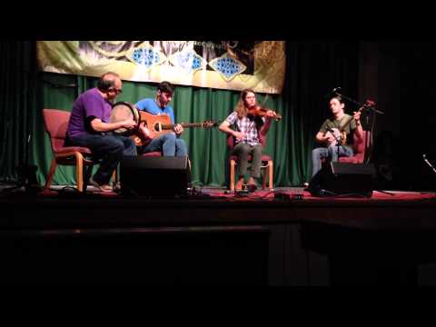 Alfonso, Carmichael, and the Mehalko Bros. at the 2014 O'Flaherty Irish Music Retreat