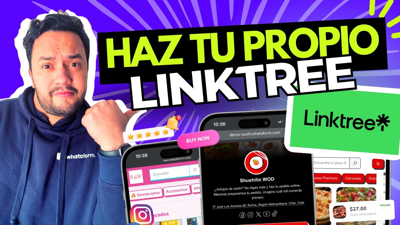Crea Tu Propio Linktree con Whataform: ¡Todo en Un Solo Enlace!