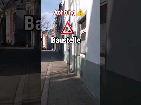 Quick German Input - Construcion Site Vocabulary #comprehensibleinput #learngerman #youtubeshorts