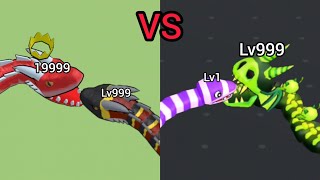 Two Snakes, One Winner! Snake Clash VS Snake Hero 💥