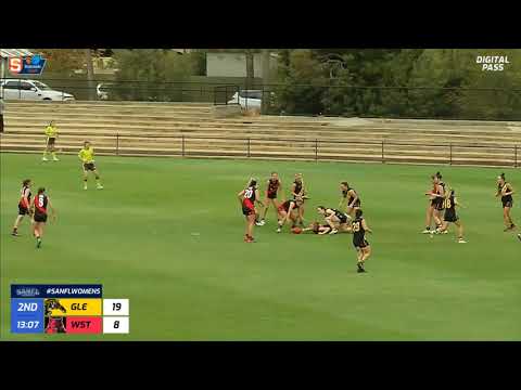SANFLW GF - West's Sarah Dargan snaps truly in traffic