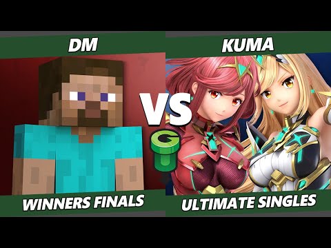 Game Underground Winners Finals - DM (Steve) Vs. Kuma (Pyra Mythra) SSBU Ultimate Tournament
