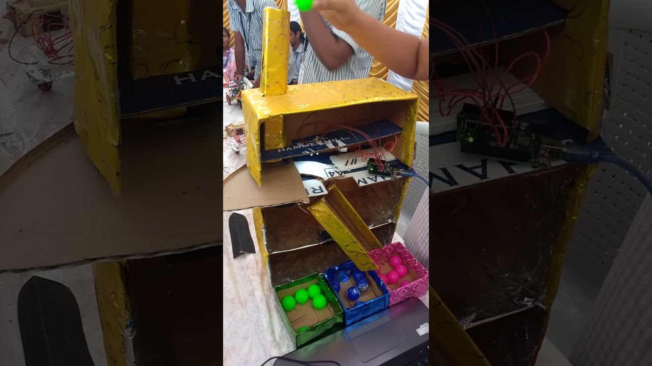 Arduino based Color sorting machine