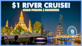Bangkok Night Cruise: 40 Baht Chao Phraya Boat Tour | Budget Thailand Travel Hack
