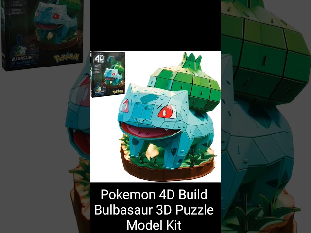 Vídeo relacionado con Puzz4d - Maqueta Bulbasaur de 195 Piezas, Puzzle 3D Pokemon Bulbasaur de 23,9 cm, Maquetas para Construir Adultos y Niños - Puzzles para Adultos y Niños - 6075062 - Juegos de Mesa