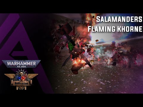 Dawn of War : Unification v5.9.1 - Salamanders - Flaming Khorne