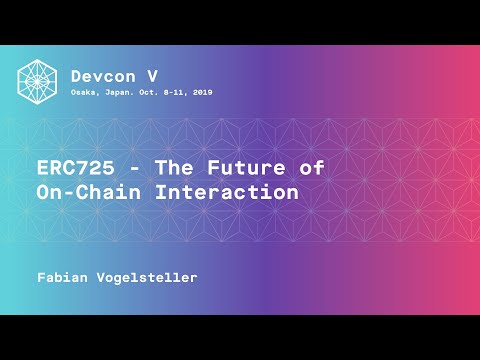 ERC725 - The future of on chain interaction preview