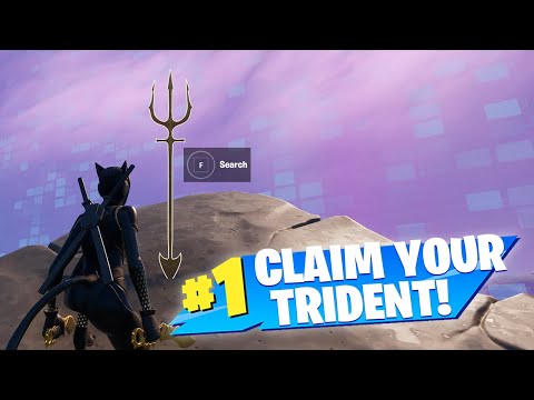 CLAIM YOUR TRIDENT at Coral Cove Fortnite Location, the last Aquaman Challenge Week 5