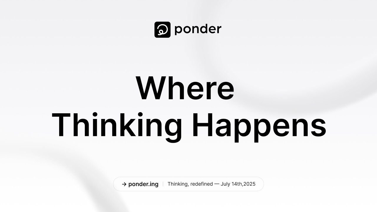 Meet Ponder video thumbnail