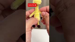 FuzzyTwist Easy pipe cleaner craft, Cute Funny Giraffe Made with Pipe Cleaners 🦒✨