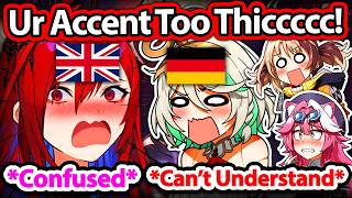 Liz's British Accent is Too THICC for Cecilia to Understand 【Hololive】