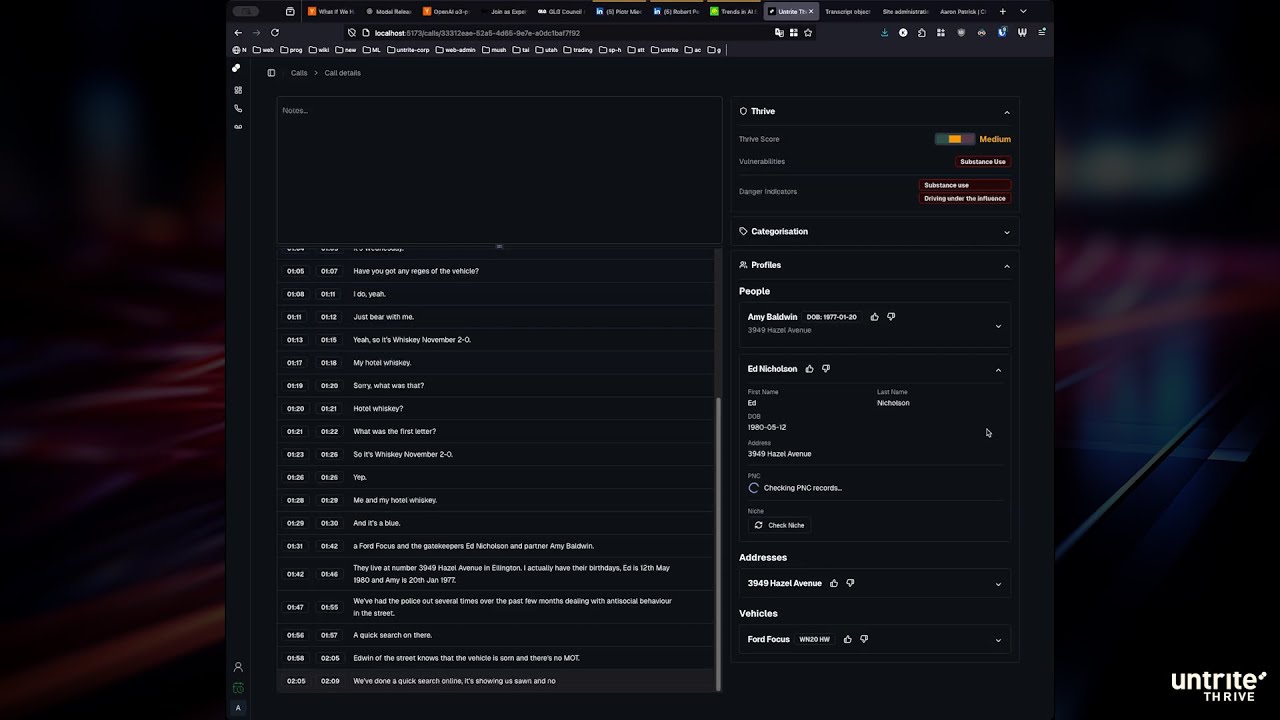 Untrite Thrive Demo