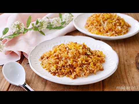 納豆キムチチャーハン