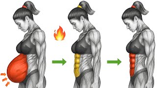 ➜ 20 Minute Standing Workout to Burn Hanging Belly Fat | Best Ab Exercises for Flat Stomach at Home